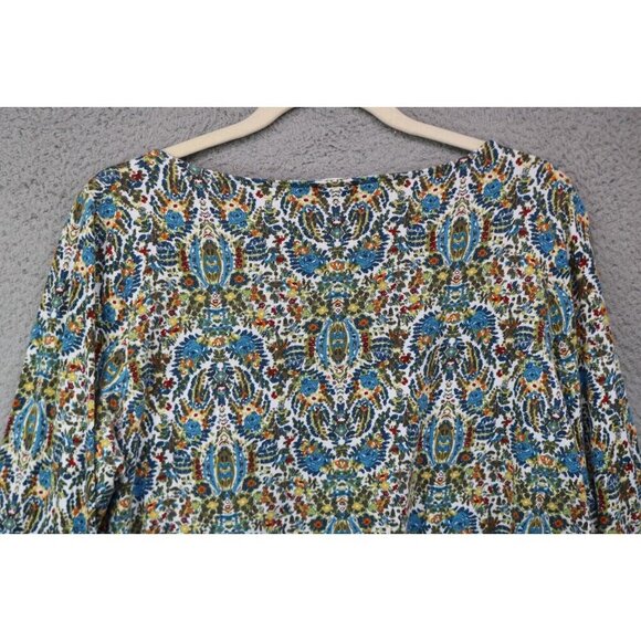 J.Jill Long Sleeve Floral Tunic-Size Medium - Picture 10 of 10